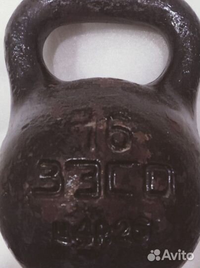 Гантели и гиря 16кг