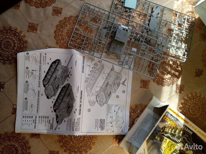 Сборная модель танка ису-122