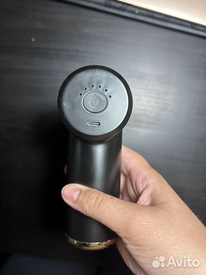 Перкуссионный массажер для тела, 4 насадки