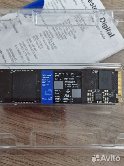 SSD NVMe WD Blue SN580 1Tb