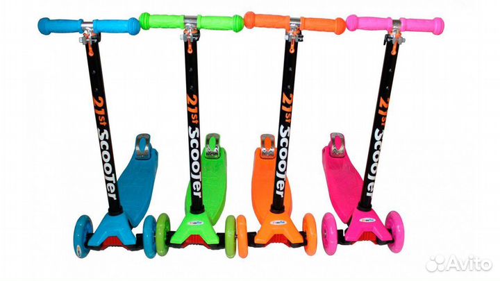 Самокаты трехколесные. Новые