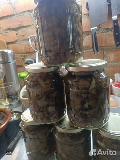 Грибы маринованные опята 2023года