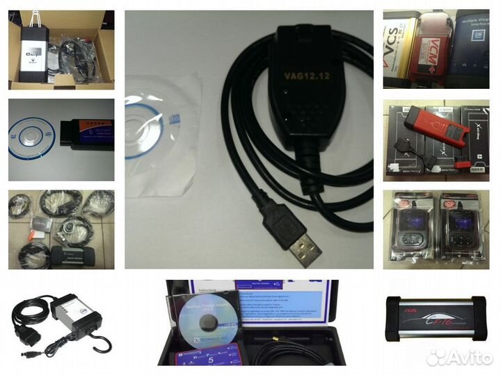 Набор легковых кабелей для Delphi ds150e