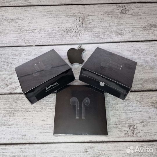 Новинка Airpods 2 (Black Phantom)