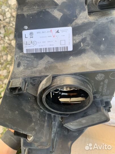 Фары на volkswagen polo седан