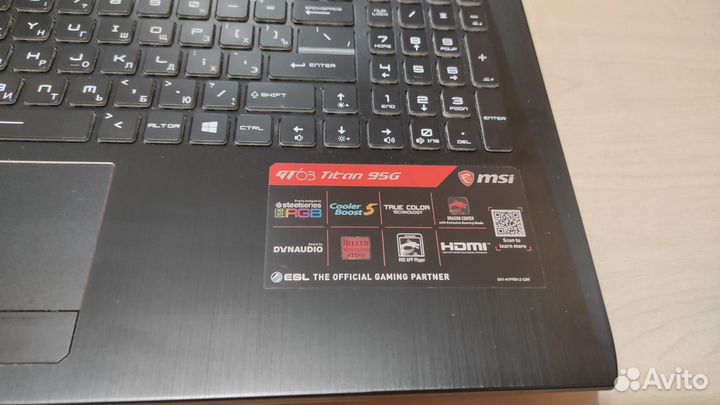 Игровой ноутбук MSI GT63 Titan 9 S G