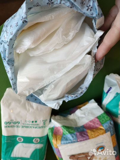 Подгузники для плавания, пеленки, прокладки