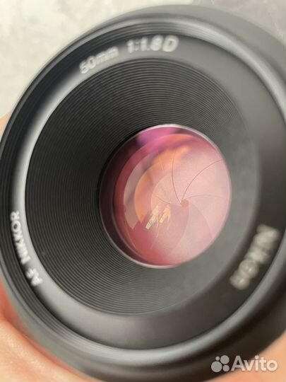 Объектив nikon 50mm f 1.8d af nikkor