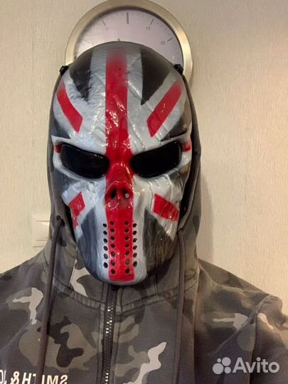 Маска для страйкбола новая британец