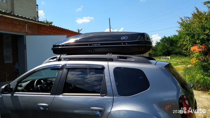 Бокс черный глянец Магнум 390 на Duster