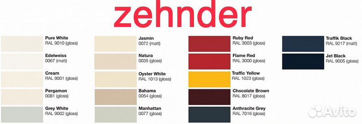 Стальной трубчатый радиатор отопления Zehnder 4090