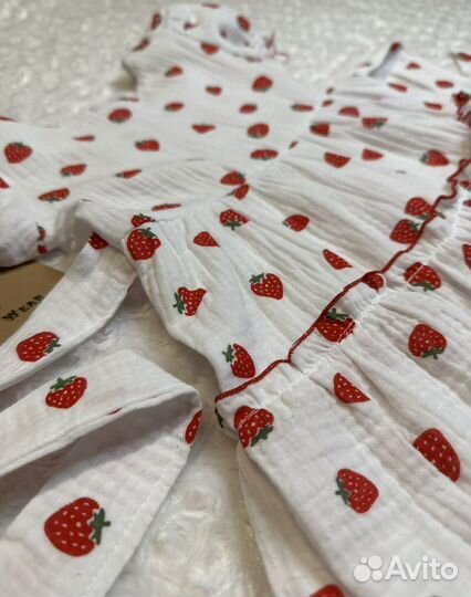 Платье муслиновое 110 116 лето весна садик