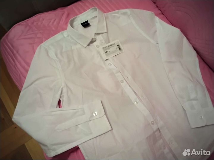 Рубашка школьная для мальчика 152