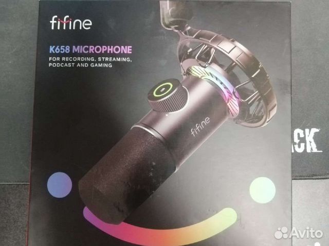 Динамический usb микрофон Fifine k658 объявление продам
