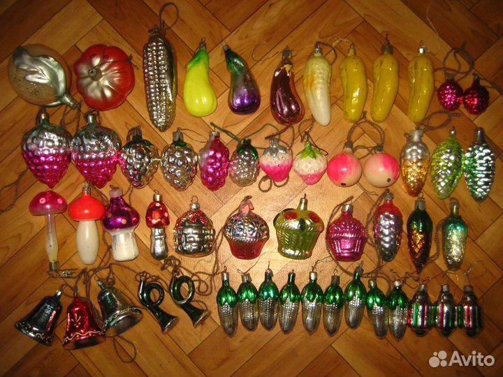 Елочные игрушки СССР