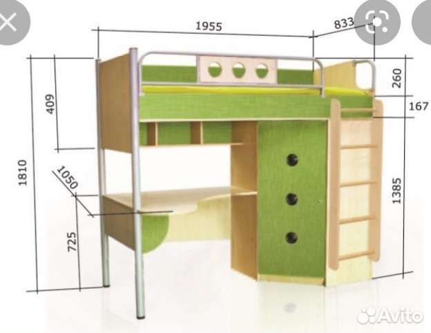 Кровать-чердак