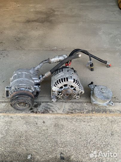 Генератор и компрессор кондиционера BMW X5 diesel