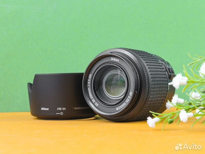 Объектив Nikon AF-S 55-200mm f4-5.6 DX