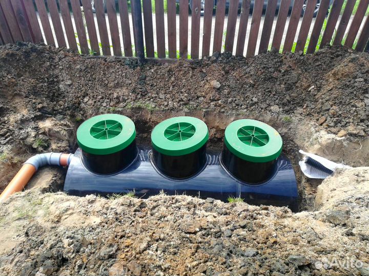 Септик для 5 Человек Без откачки Переливной