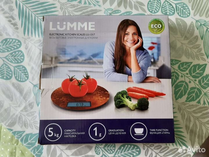 Весы кухонные электронные Lumme lu-1317