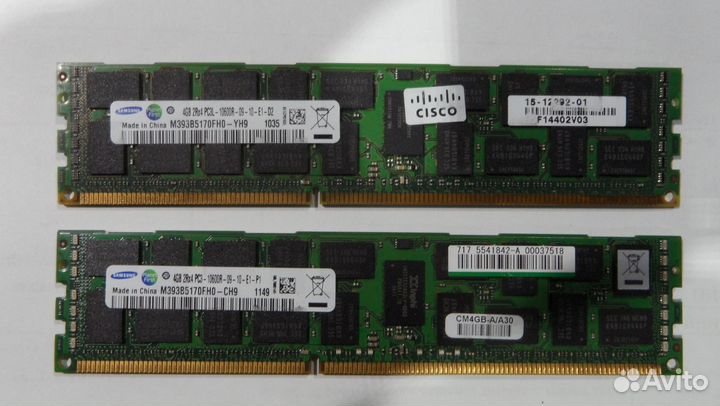 Оперативная память ddr3 серверная по 4 gb