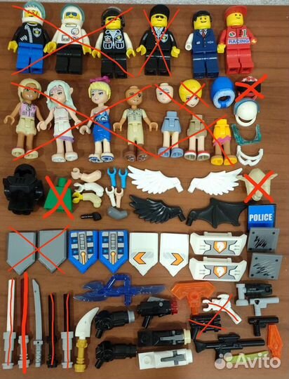 Оригинальные детали Лего поштучно либо по цветам