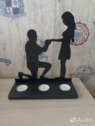 Подсвечник металлический