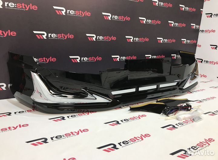 Губа передняя Toyota Land Cruiser Prado 120 U1017