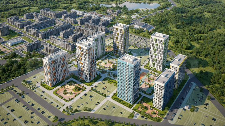 2-к. квартира, 65,4 м², 3/25 эт.