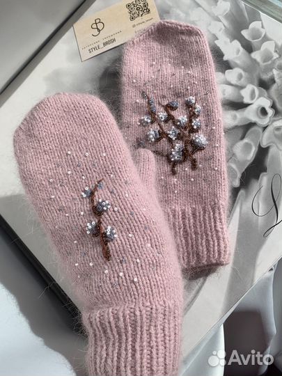 Варежки авторские ручная работа