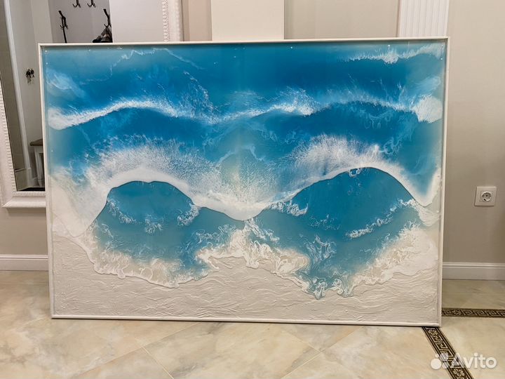 Картина Море эпоксидная смола