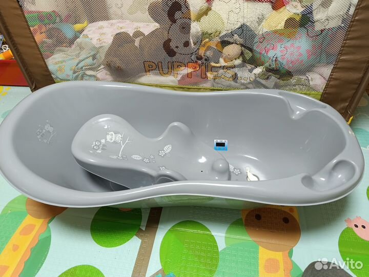 Ванночка для купания с горкой