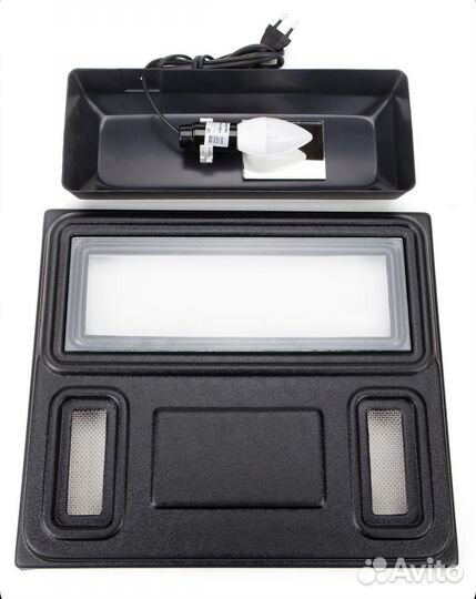 Террариум для черепахи с мостиком