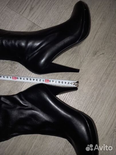 Сапоги женские натуральная кожа 39размер