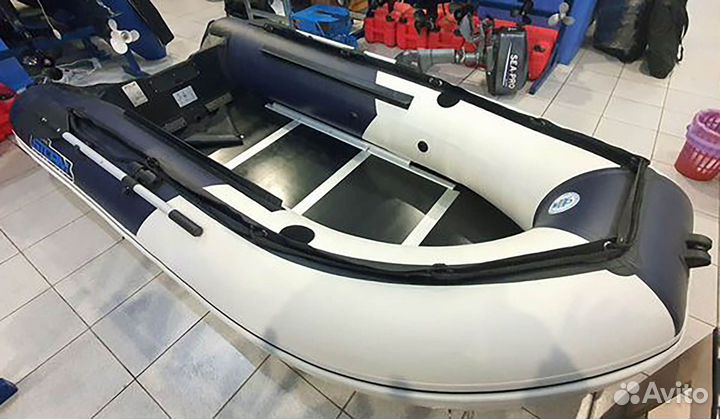 Лодка пвх Stormline Adventure 340 (ST) бело-си