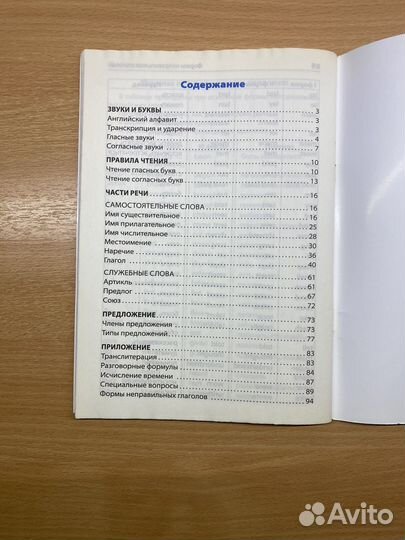 Правила английского языка