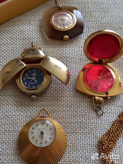 Часы кулон СССР