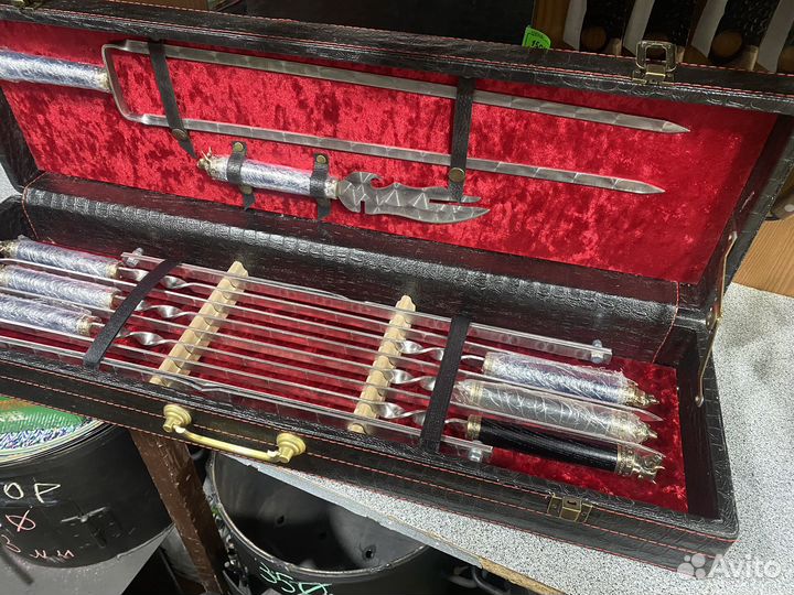 Подарочный набор шампуров premium