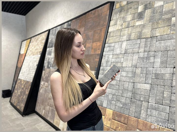 Тротуарная плитка цветная минимальный объем 120 м2