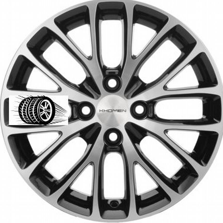 Литые диски Khomen Wheels 6×R15 4×100