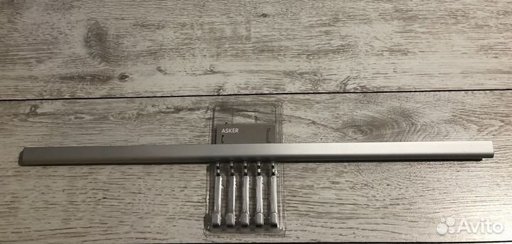 Рейлинг для кухни ikeа +5крючков