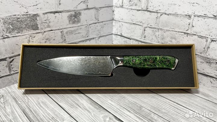 Нож Шеф дамасский