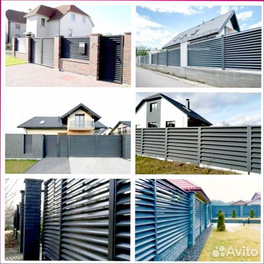 Забор ранчо, жалюзи. Европейская версия