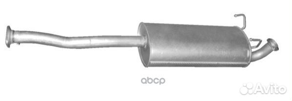 Глушитель средняя часть 26300 Polmostrow