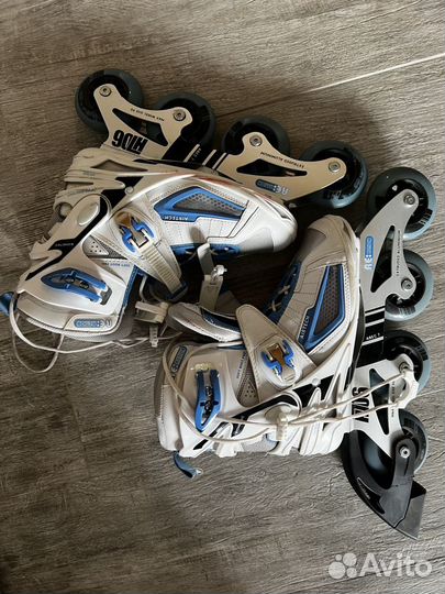Роликовые коньки для девочек (размер 38)