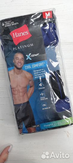 Трусы мужские боксеры Hanes platinum