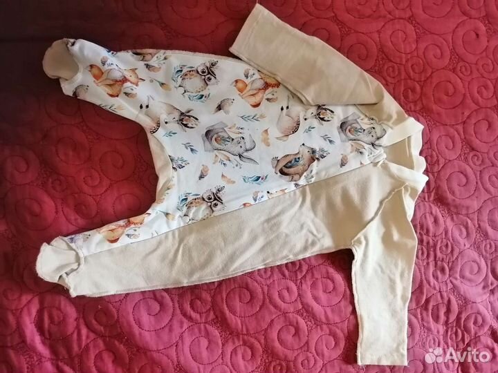 Комплект конверт, комбинезон, шапочка, шарфик