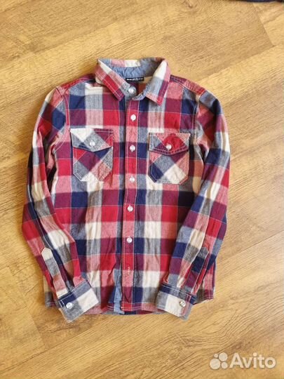 Пакет рубашек р.122-134 8штук