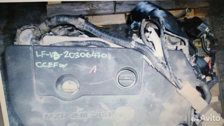 Двигатель на mazda premacy crew LF