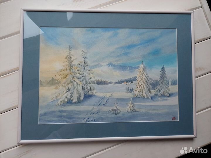 Картина акварель